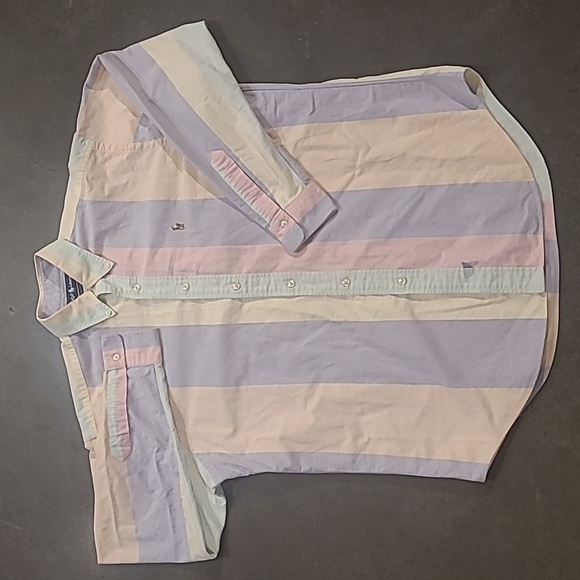 Ralph Lauren Other - VINTAGE RALPH LAUREN POLO PASTEL STRIPE OXFORD BUTTON DOWN SHIRT